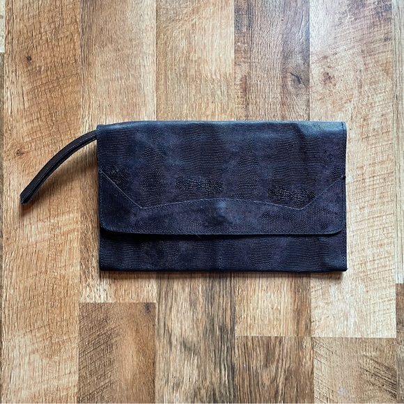 Vintage Exclusively Made for Lawrence Bentley Genuine Leather Wristlet - Picture 3 of 7